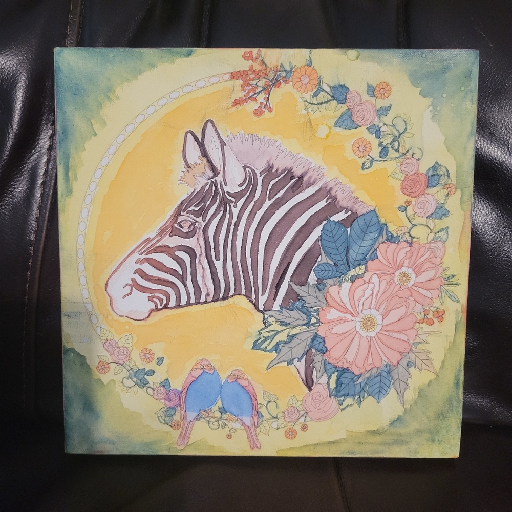 Zebra wall art